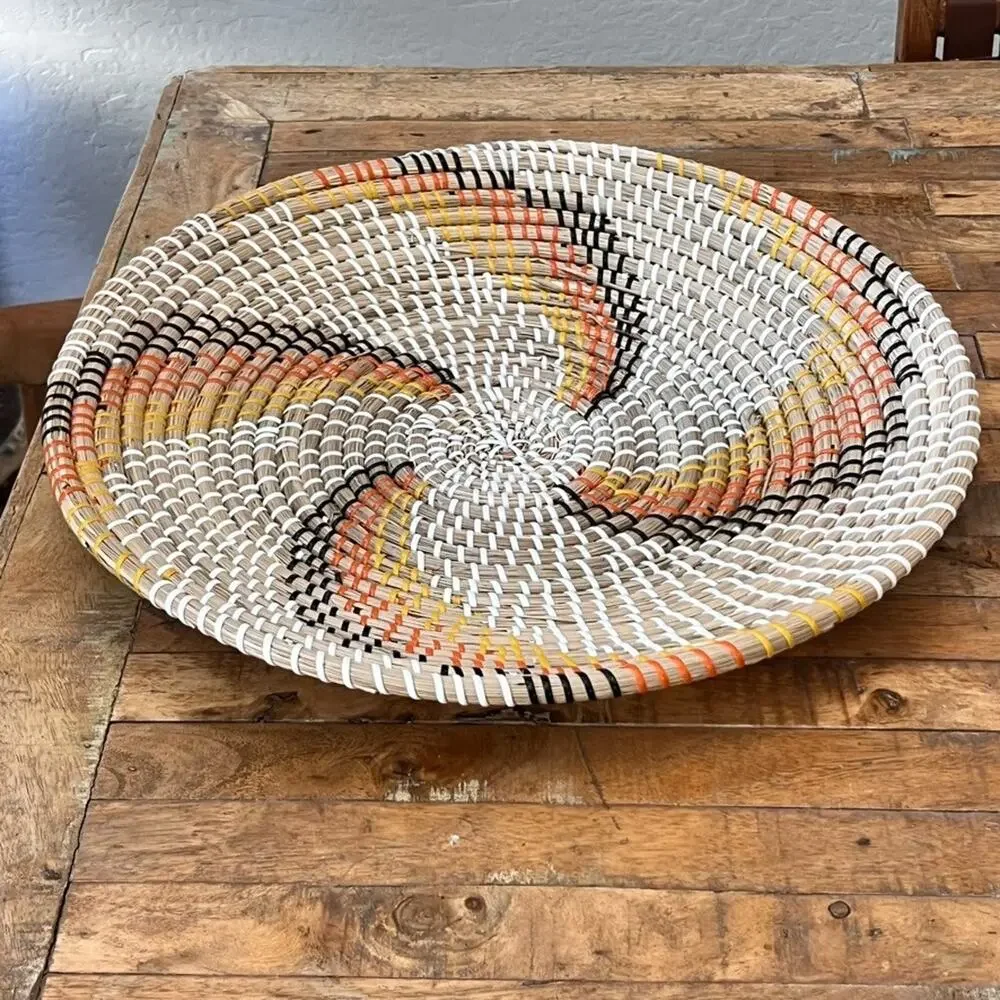 Handwoven Hanging Wall Basket 19.5